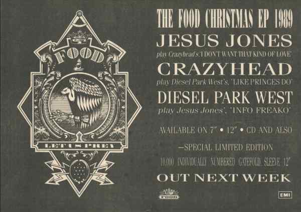 Food Christmas EP Advert 1989