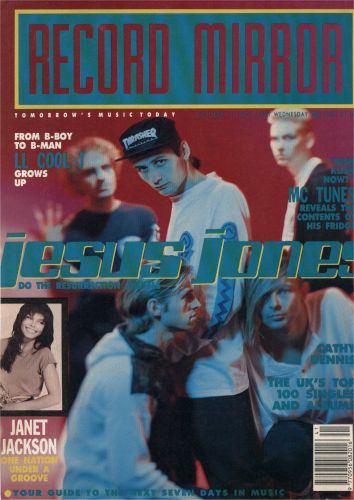 Record Mirror front cover 13th October 1990