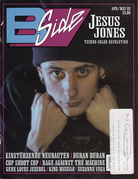 B-Side Magazine Cover Jesus Jones