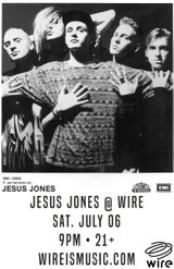 Jesus Jones Gig Poster Wire 6th July 2019