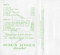Jesus Jones Doubt cassette - Polish back cover - click for bigger version
