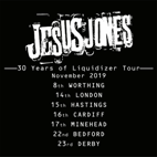 Jesus Jones Liquidizer Tour Tshirt back