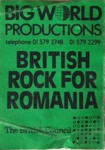 Jesus Jones - Rock In Romania Cloth Backstage Pass