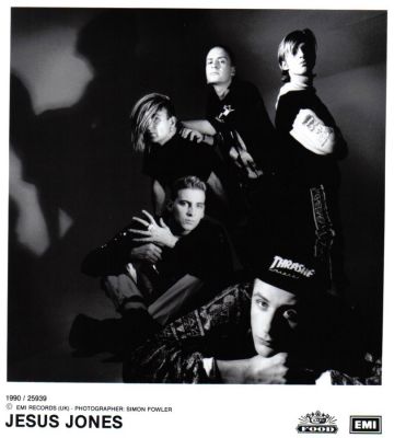 Photo: Promo photo Jesus Jones 1990 click for a bigger version