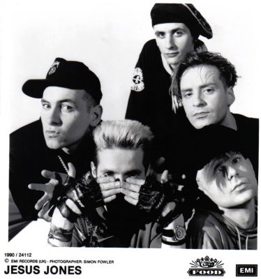 Photo: Promo photo Jesus Jones 1990 click for a bigger version