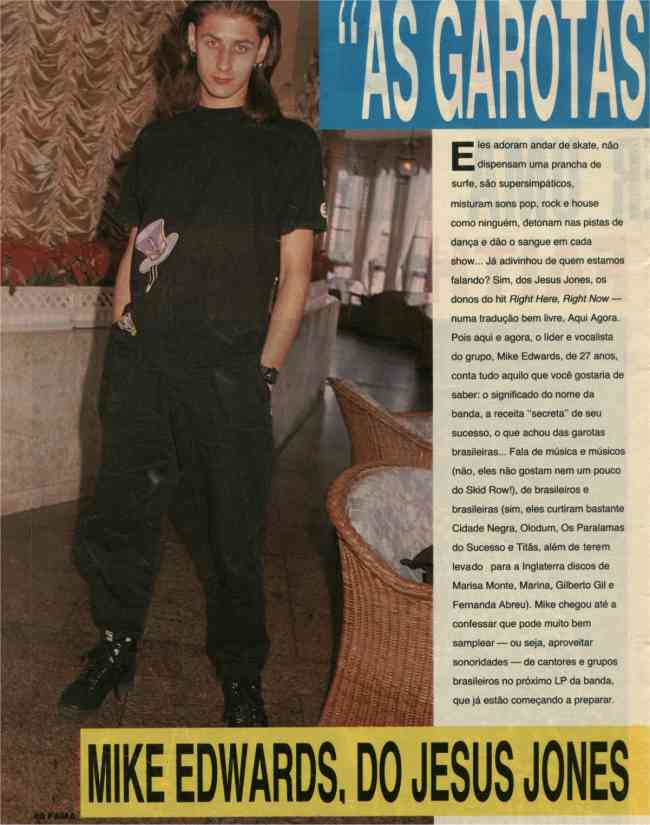 Image: Jesus Jones Brazilian Interview 1991