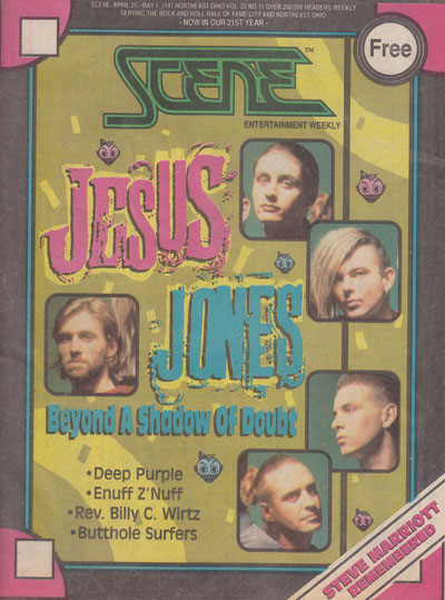 Picture: Cover of Scene magazine 1991