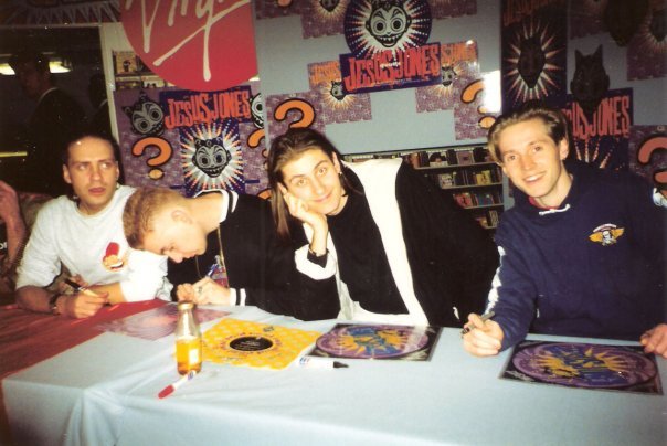 Doubt Signing Picture Virgin Megastore February 1991