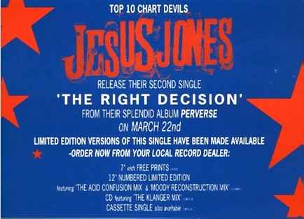 Jesus Jones Archive - 1993