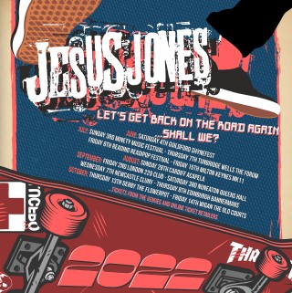 Jesus Jones Gig list poster 2022