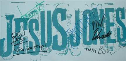 Jesus Jones Autographs