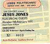 Leeds Polytechnic 11th February 1991