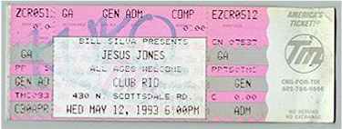 12th May 1993 Club Rio, USA