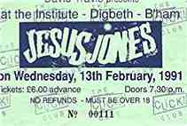 Birmingham Institute 13th February 1991