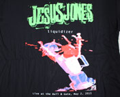 2013 Bull & Gate Official Jesus Jones t-shirt front